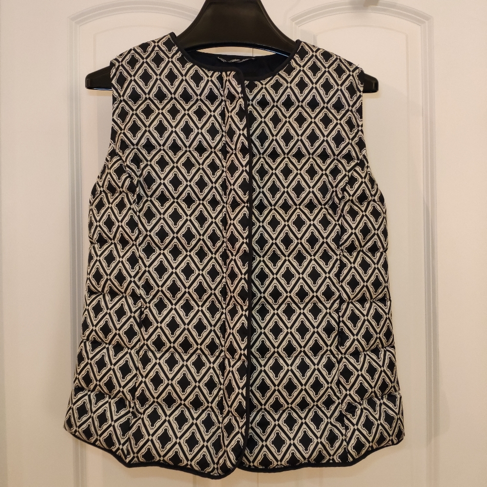Talbots down puffer vest S